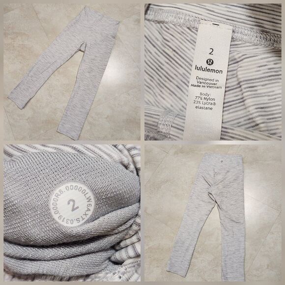 Lululemon Wunder Under Crop Womens Size 2 High Rise 21" Luxtreme Yoga Leggings - Picture 1 of 12